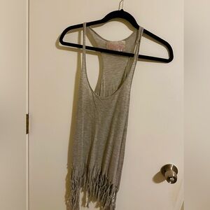 For Sale: Stylish Rory Beca Grey Tank Top by Forever 21